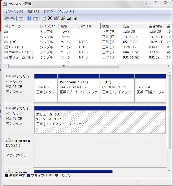 Windows フォーマット SSD HDD